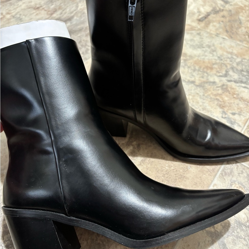 H&M Black Heeled Boots for Women